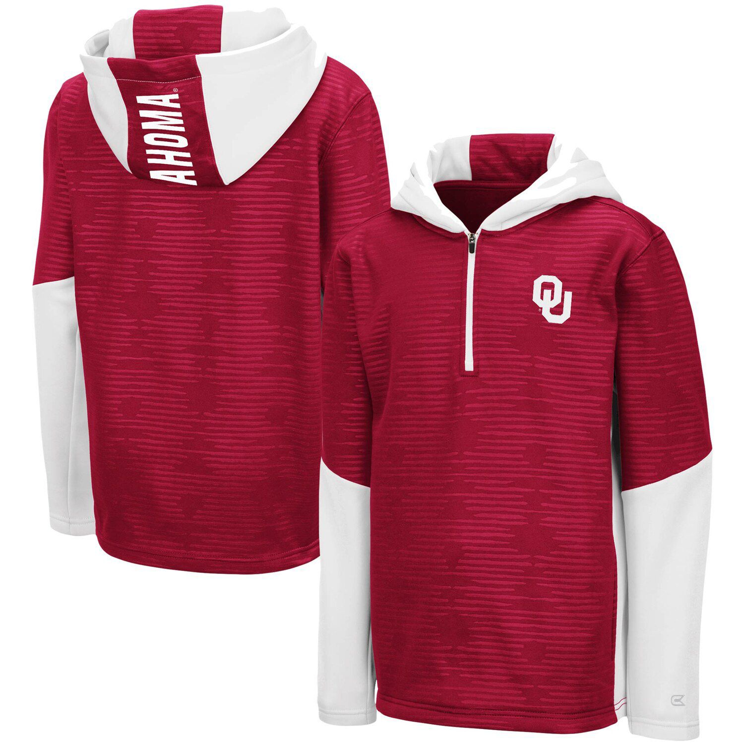 oklahoma sooners zip up hoodie