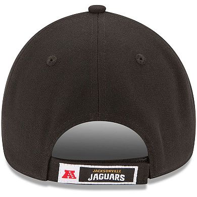 Men's New Era Black Jacksonville Jaguars The League 9FORTY Adjustable Hat