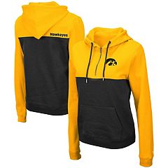 売れ筋商品|||コロシアム カットソー トップス レディース Women's Gold, Charcoal Iowa Hawkeyes Aidan Half-Zip Hoodie Gold, Charcoal Women's Colosseum Gold Iowa Hawkeyes Aidan Half-Zip Pullover