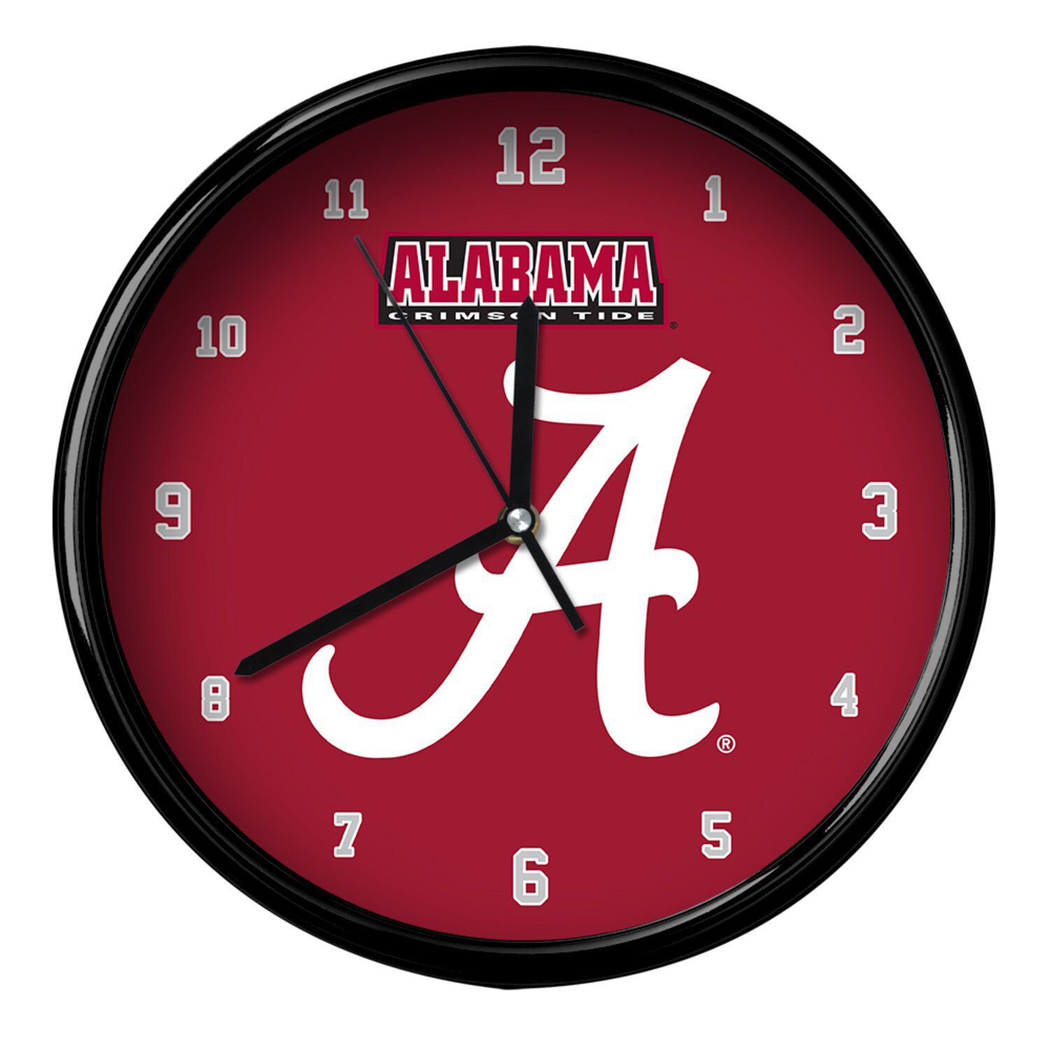 Image for Unbranded Alabama Crimson Tide Black Rim Basic Clock at Kohl's.