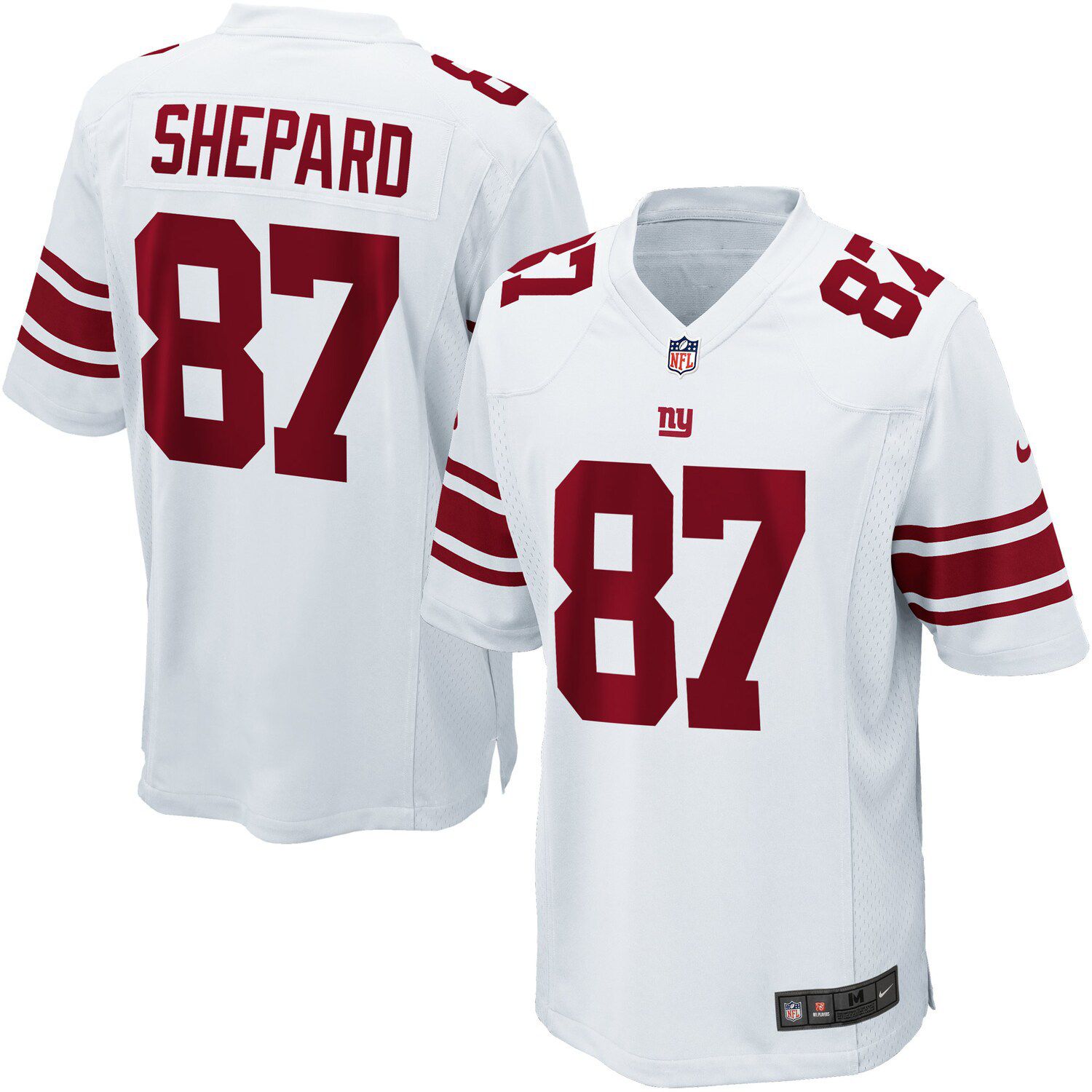 white and red giants jersey