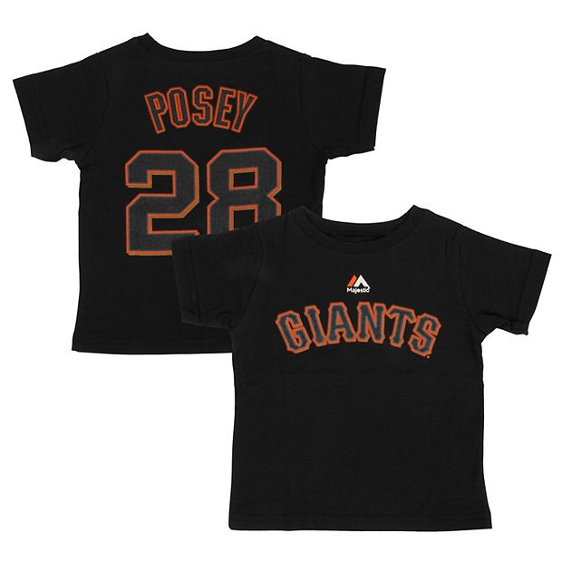 Women's Nike Buster Posey Black San Francisco Giants Name & Number