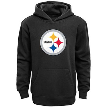 Steelers Men's Icer Divisional Rival Fleece Crew Sweatshirt - L