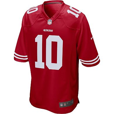 Youth Nike Jimmy Garoppolo Scarlet San Francisco 49ers Game Jersey