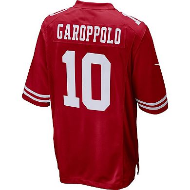 Youth Nike Jimmy Garoppolo Scarlet San Francisco 49ers Game Jersey