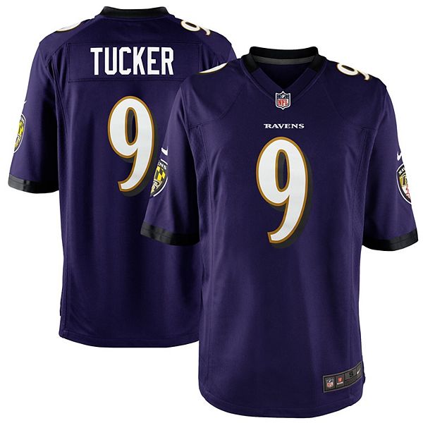 NFL Pro Line Men's Justin Tucker Purple Baltimore Ravens Team Replica Player Jersey