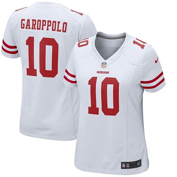  Jimmy Garoppolo San Francisco 49ers #10 White Youth 8-20 Away  Player Jersey : Sports & Outdoors