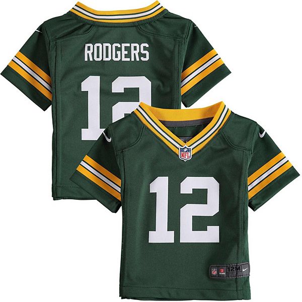 Infant Green Bay Packers Aaron Rodgers Nike Green Team Color Game Jersey