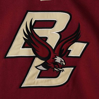 Men's Colosseum Maroon Boston College Eagles 2.0 Lace-Up Pullover Hoodie