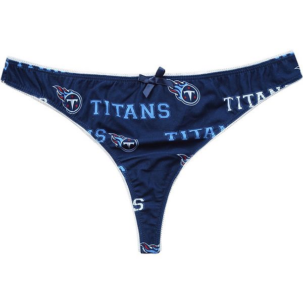 Tennessee Titans Concepts Sport Women's Gauge Allover Print Knit Thong -  Navy