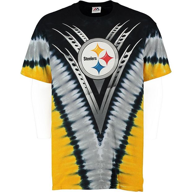 Women's Majestic Black Pittsburgh Steelers Plus Size Team Logo