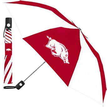 WinCraft Arkansas Razorbacks Cardinal/White 42" Folding Umbrella
