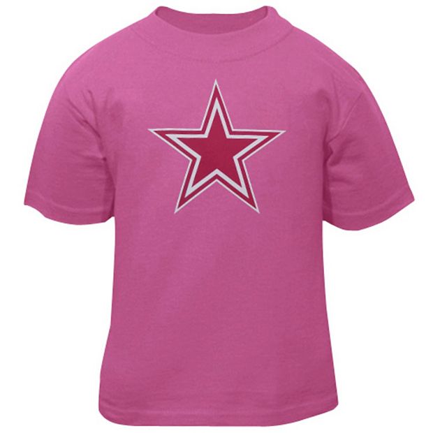 Women's Lauren James Pink Dallas Cowboys Glitter Fashion Jersey T