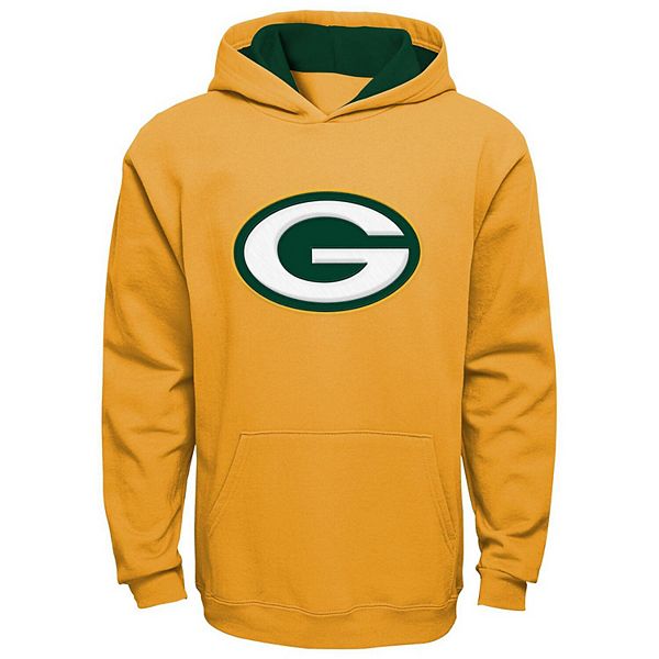 Green Bay Packers Youth Fan Gear Prime Pullover Hoodie - Green