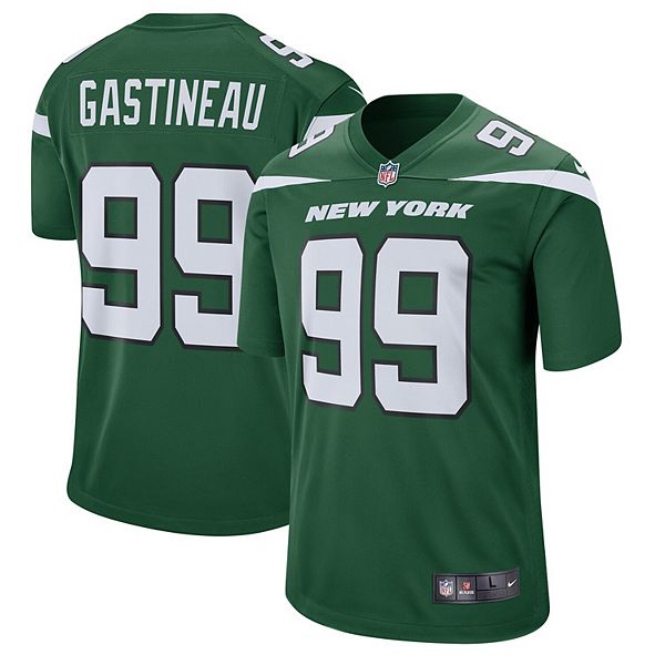 Men's Nike Mark Gastineau Gotham Green New York Jets Retired Player Game Jersey