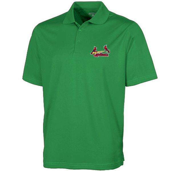 Antigua MLB St. Louis Cardinals Spark Short-Sleeve Polo Shirt