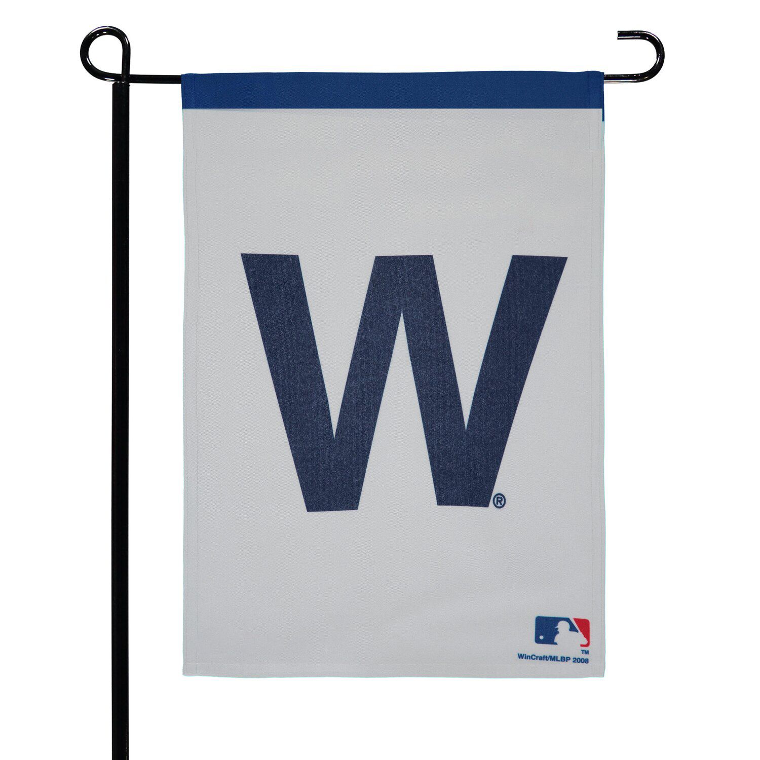 thumbnail image 2 of Chicago Cubs 12x18 Car Flag – W Win Blue Premium 100D Polyester 2 of 4