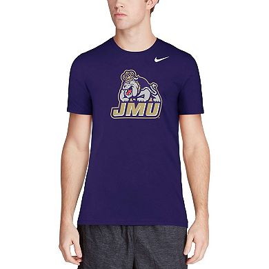 Men's Nike Purple James Madison Dukes Big Logo T-Shirt