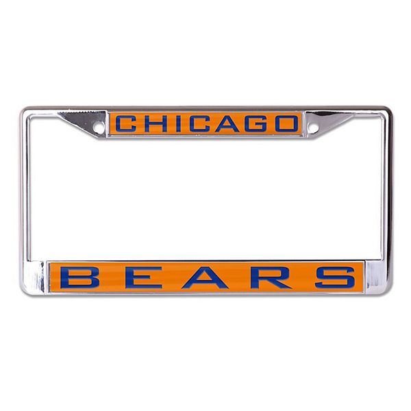 WinCraft Chicago Bears Inlaid Metal License Plate Frame