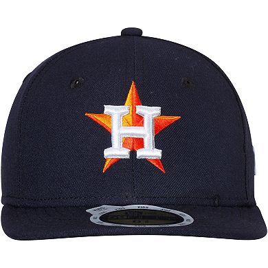 Youth New Era Navy Houston Astros Authentic Collection On-Field Home 59FIFTY Fitted Hat