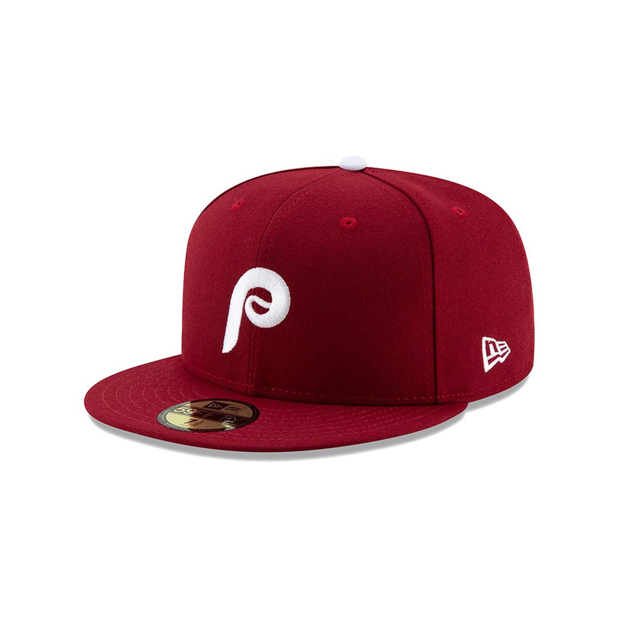 Mens New Era Maroon Philadelphia Phillies Alternate 2 Authentic Collection