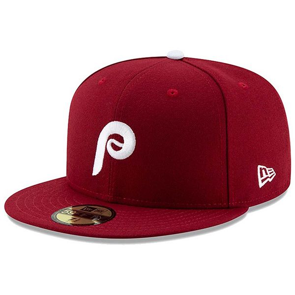 Maroon store fitted hat