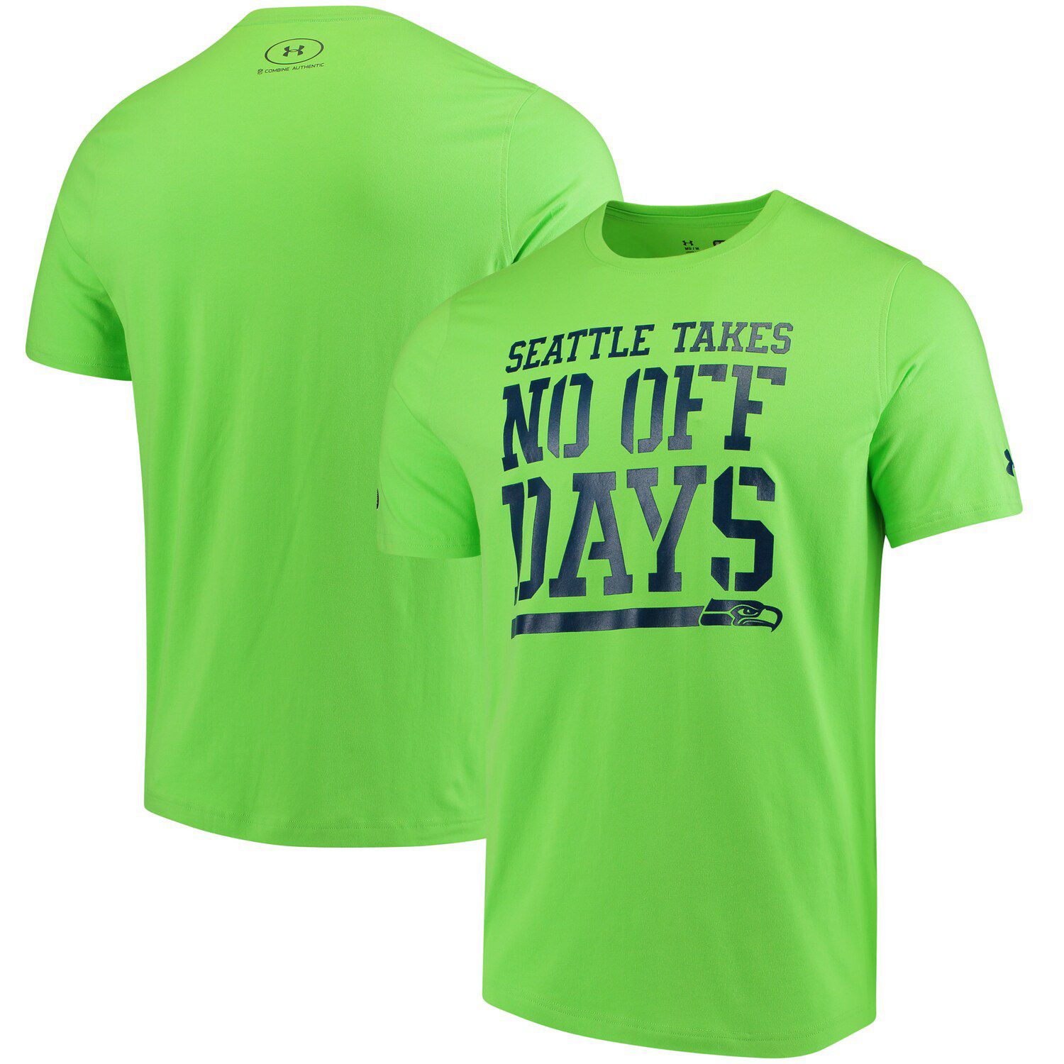 under armour neon t shirt