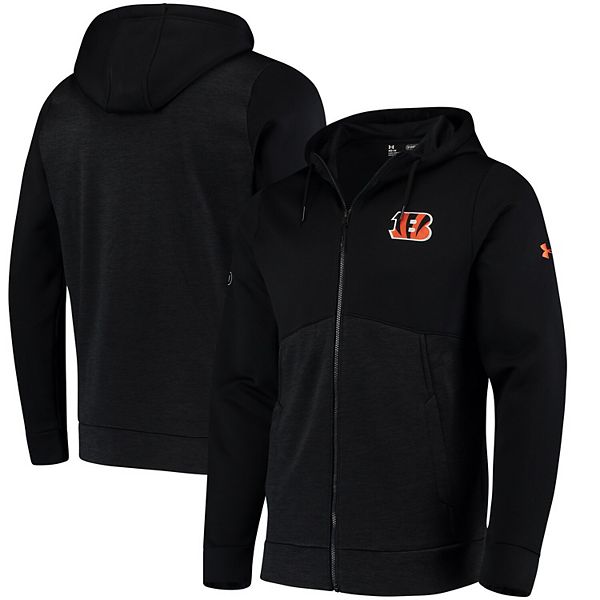 Men's Under Armour Black Cincinnati Bengals Combine Authentic Lockup  Pullover Hoodie