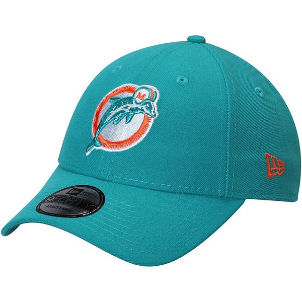 New Era Men's Miami Dolphins Classic Aqua 39Thirty Stretch Fit Hat