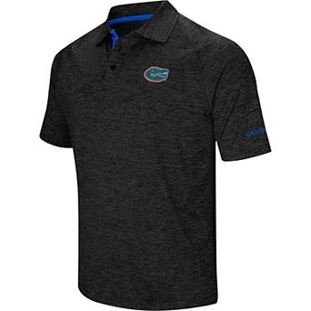 Men's Colosseum Black Florida Gators Down Swing Polo