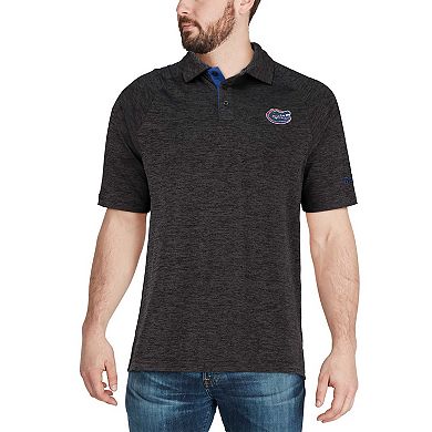 Men's Colosseum Black Florida Gators Down Swing Polo
