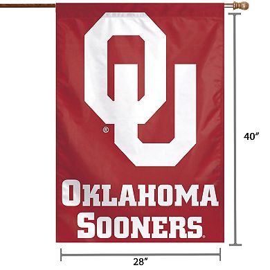 WinCraft Oklahoma Sooners 28" x 40" Single-Sided Vertical Banner