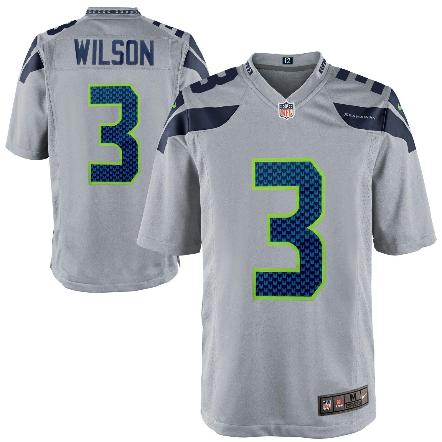 seahawks jersey gray