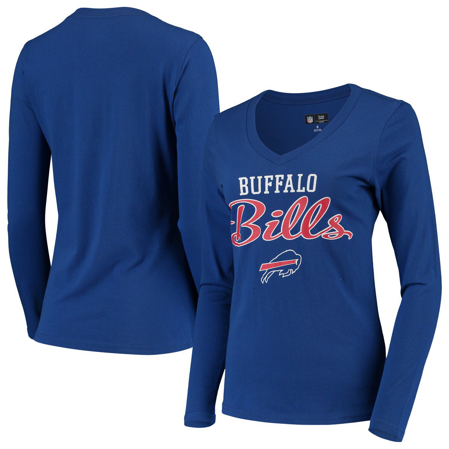 Buffalo Bills Majestic Threads Tri-Blend Pocket T-Shirt - Royal