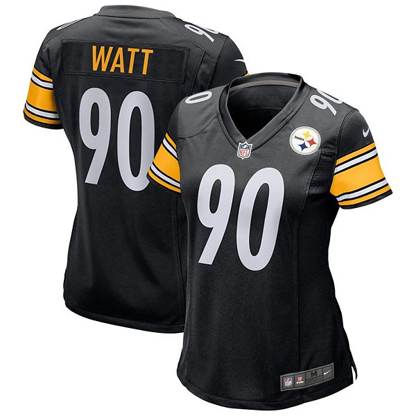 Women's Nike T.J. Watt Black Pittsburgh Steelers Game Jersey