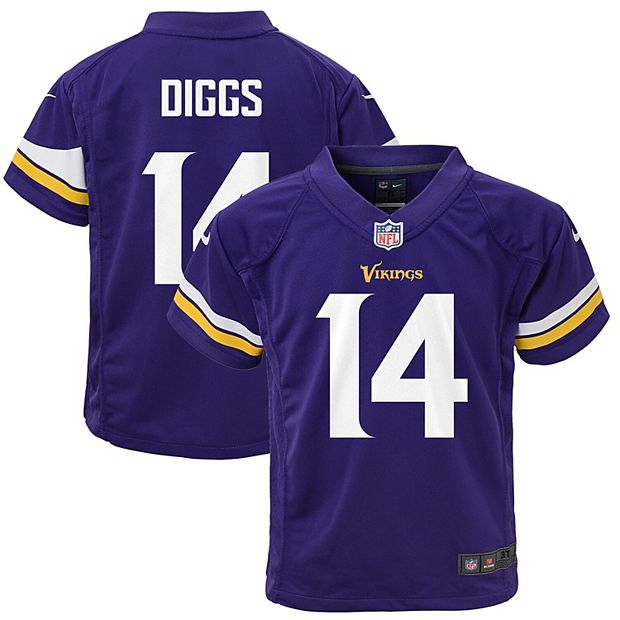 Men's Minnesota Vikings Stefon Diggs Nike Purple Game Jersey