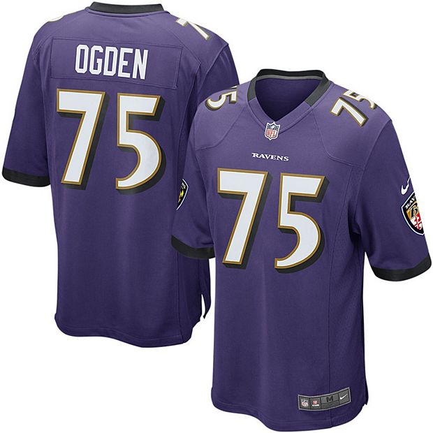 Mens Baltimore Ravens Jonathan Ogden Nike Purple Retired Player Game Team  Jersey