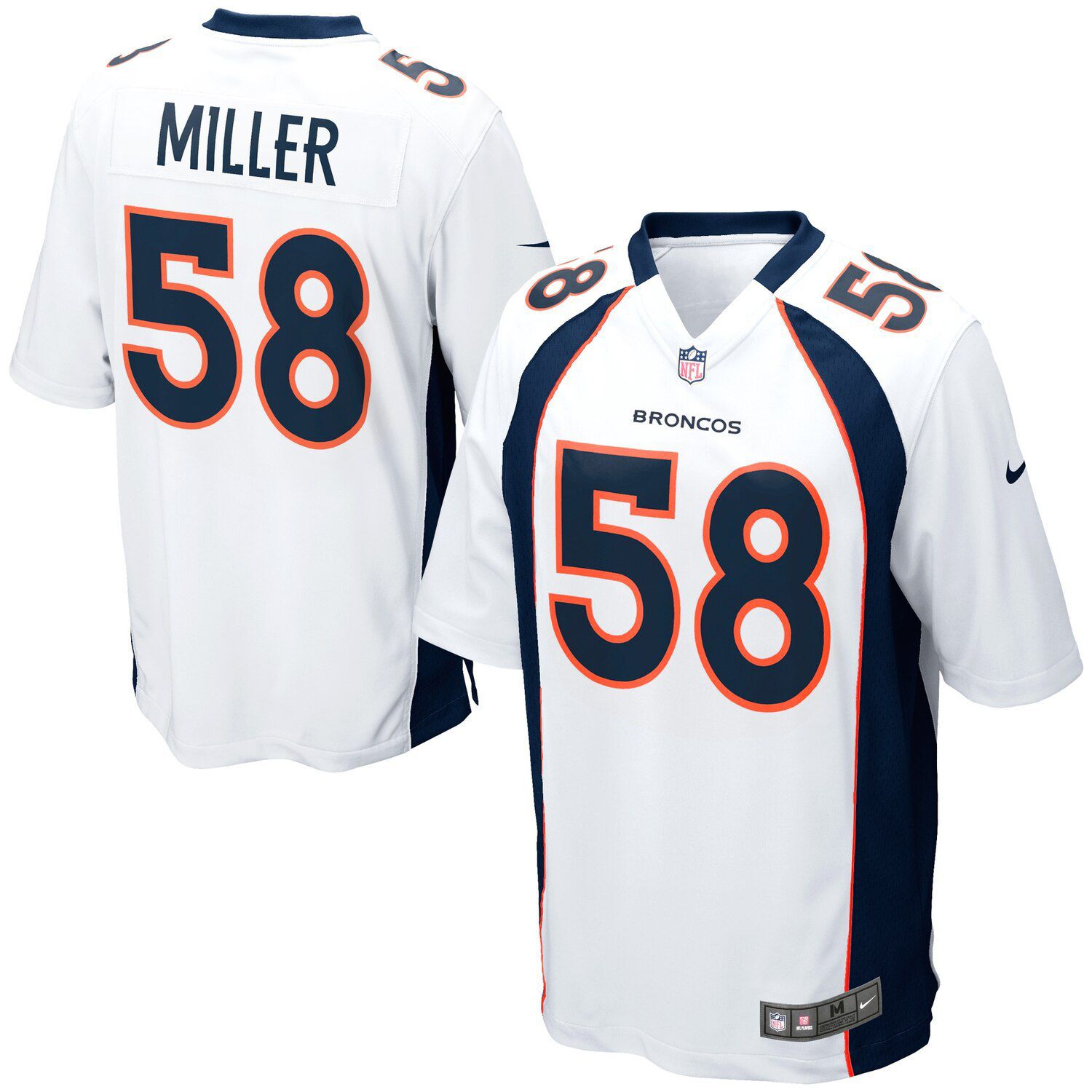 Youth Nike Von Miller Gray Denver Broncos Inverted Game Jersey