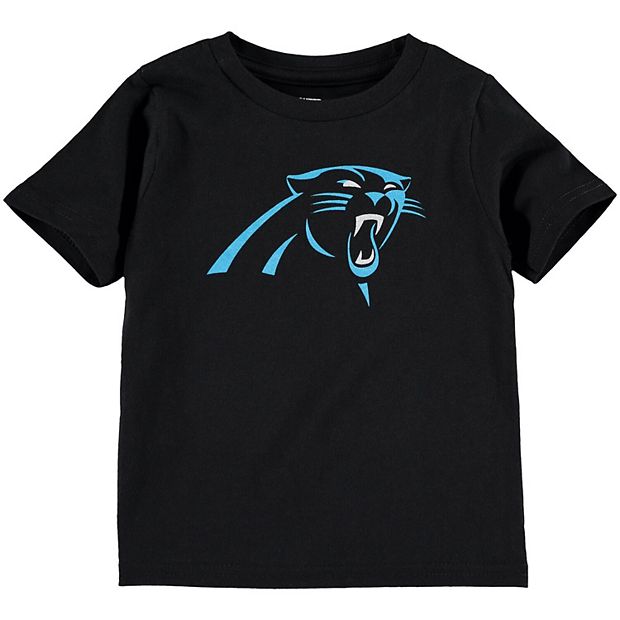 Infant Black Carolina Panthers Team Logo T-Shirt
