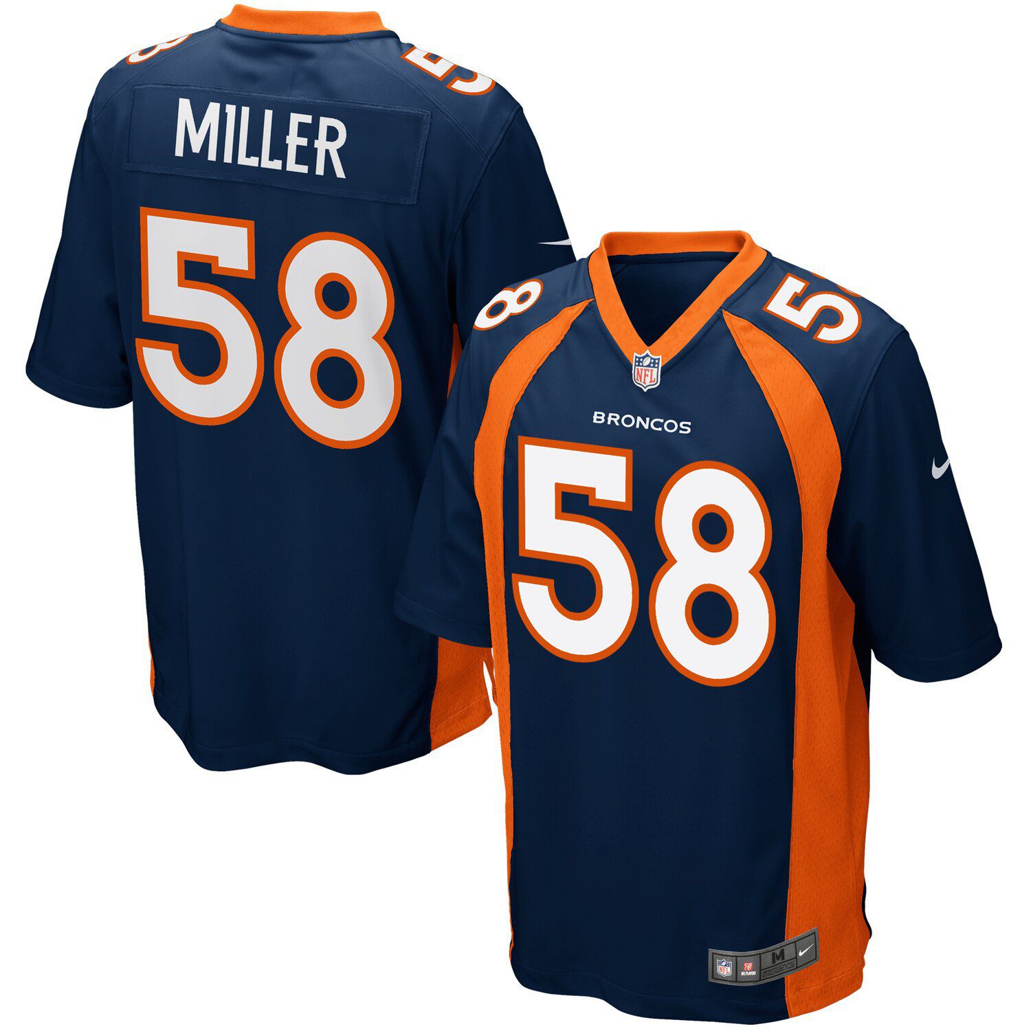 denver broncos navy jersey