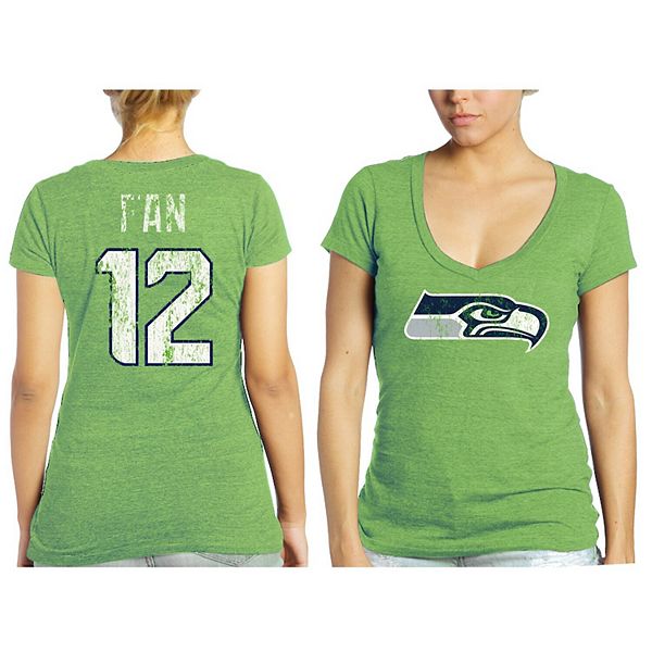 Men's Nike 12s Neon Green Seattle Seahawks Color Rush Player Name & Number  Tank Top