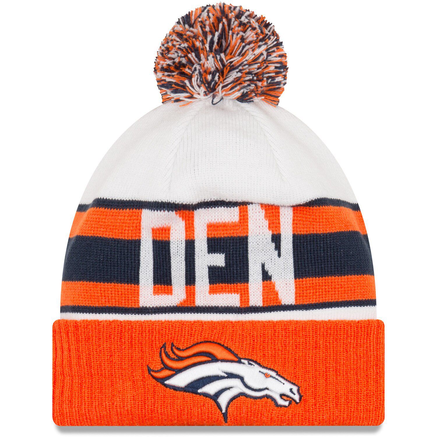 broncos knit hat