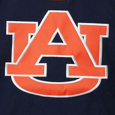 Men's Colosseum Navy Auburn Tigers 2.0 Lace-Up Pullover Hoodie