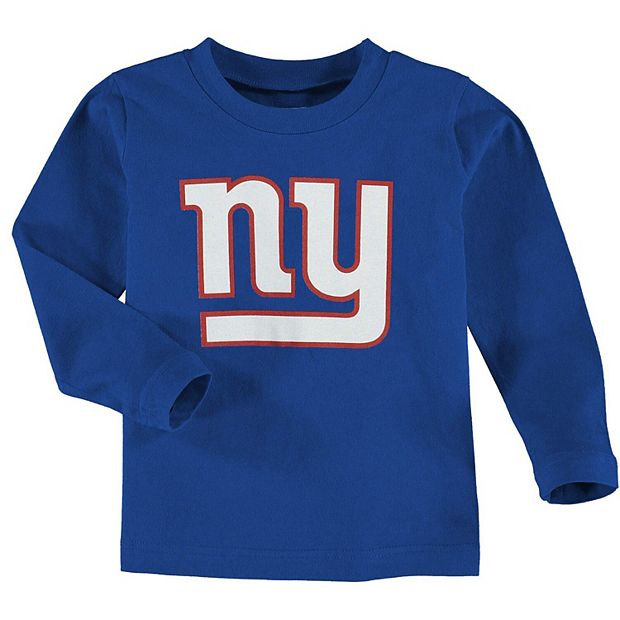 Nfl New York Giants Oversized Jersey 3/4 Sleeve T-shirt