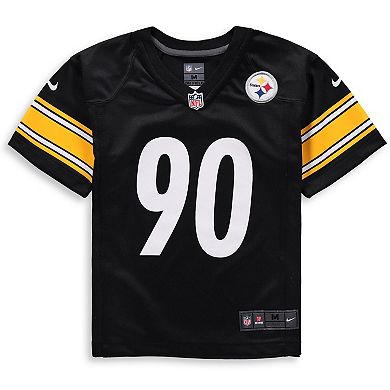Preschool Nike T.J. Watt Black Pittsburgh Steelers Player Game Jersey
