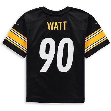 Preschool Nike T.J. Watt Black Pittsburgh Steelers Player Game Jersey