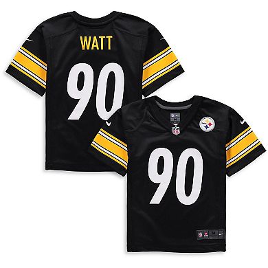 Preschool Nike T.J. Watt Black Pittsburgh Steelers Player Game Jersey
