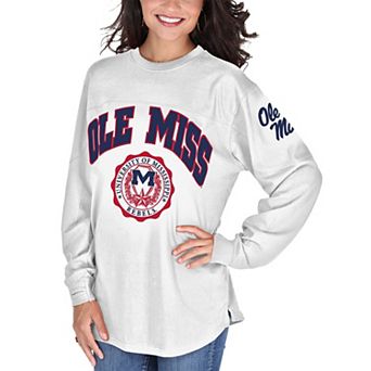 Women's White Ole Miss Rebels Edith Long Sleeve T-Shirt