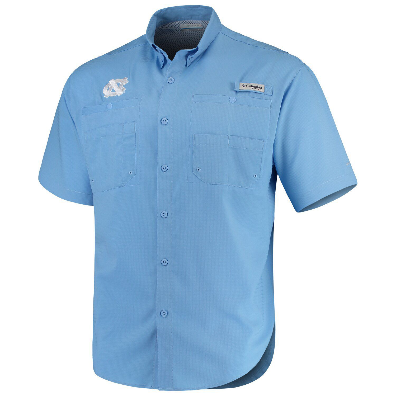 light blue columbia shirt
