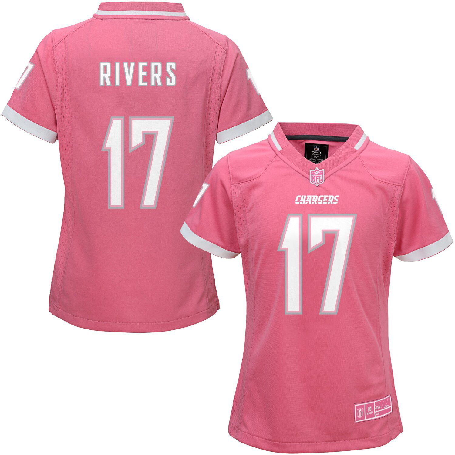 girls chargers jersey